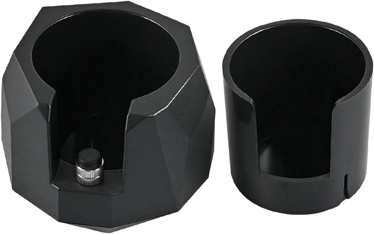 Koffie Tamper Station - Portafilter Houder - Espresso Bereiding - Antislip Basis - 11 x 81 cm - Zwart