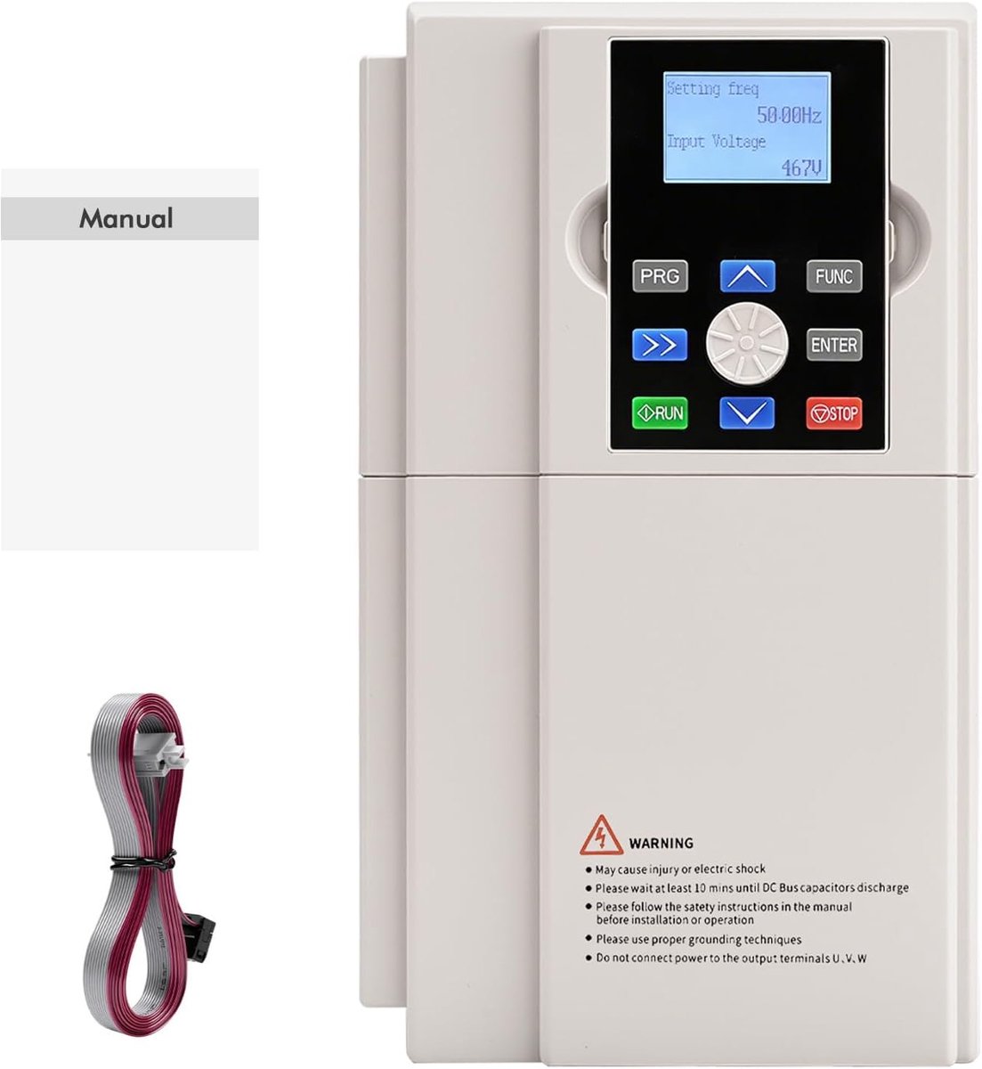 Frequentieomvormer 5,5 kW - eenfasige 220 V ingang - driefasige 380 V uitgang - nauwkeurige toerentalregeling - ShopVlot