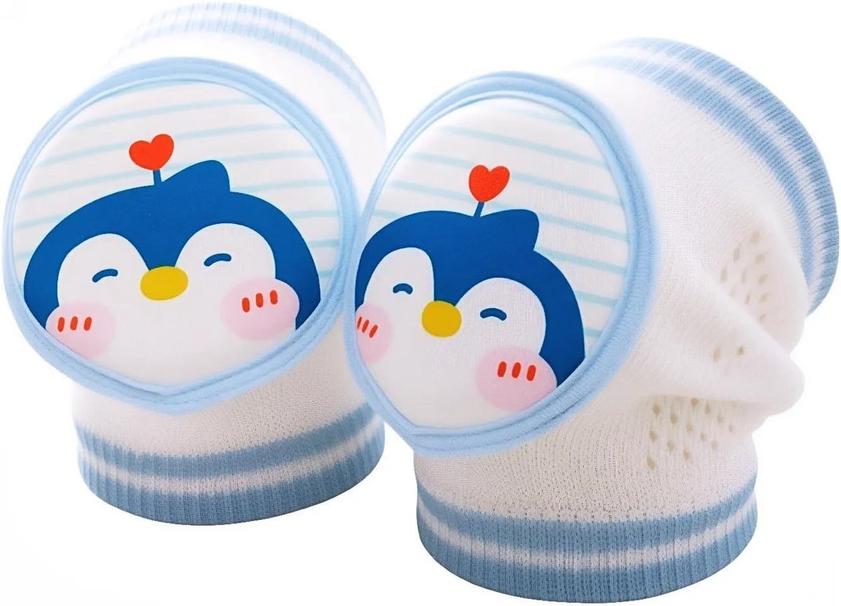 Kniebeschermers voor Baby's en Peuters - Comfortabele Katoenen Kniebeschermers en Elleboogbeschermers voor Veiligheid en Bescherming 0-4 Jaar