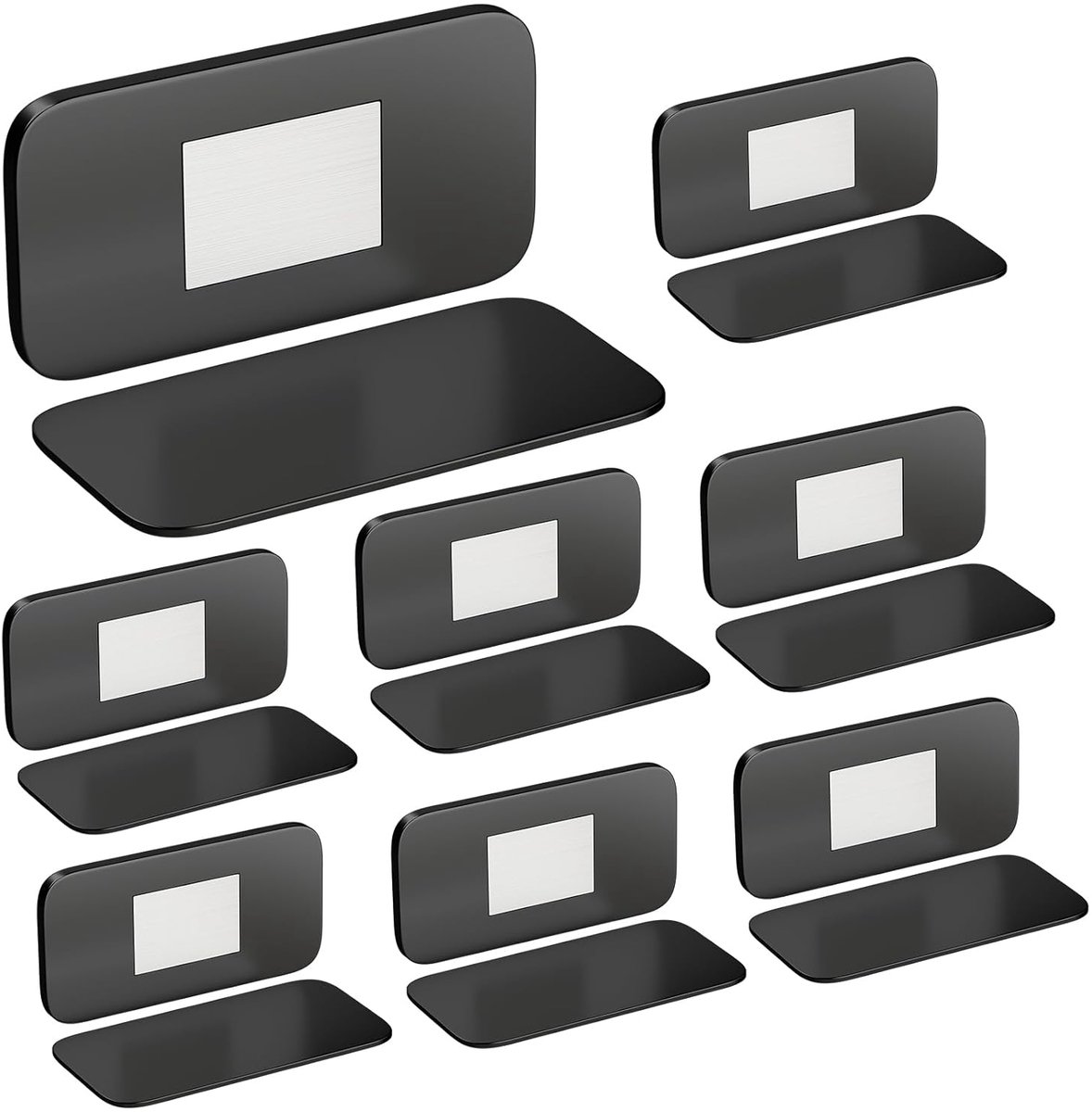 Deurmagneet ultradun - sterke zelfklevende magneetsluiting - voor kastdeuren en laden - voorkomt klapperen - SnelShoppen