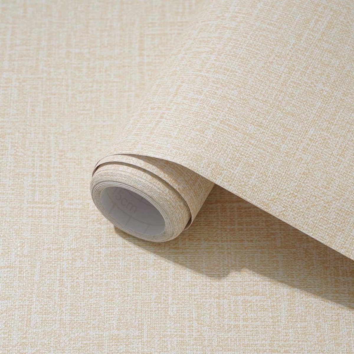 Contactpapier 40 x 1000 cm - Grasscloth Textuur - Zelfklevend en Verwijderbaar - Ideaal voor Woonkamer en Slaapkamer - SnelShoppen