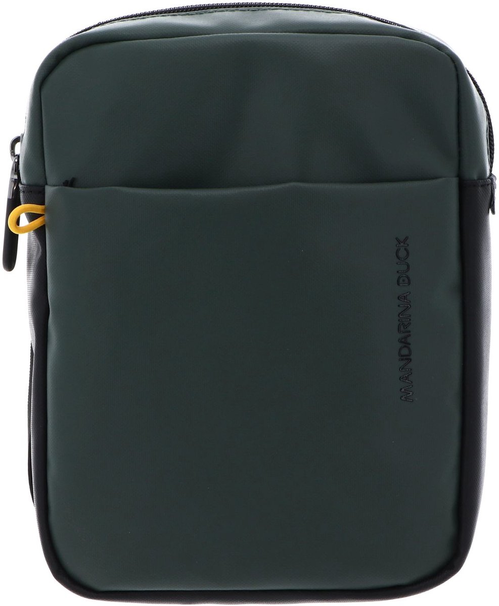 MANDARINA DUCK schoudertas Eco Coated Crossover Bag Deep Green donkergroen
