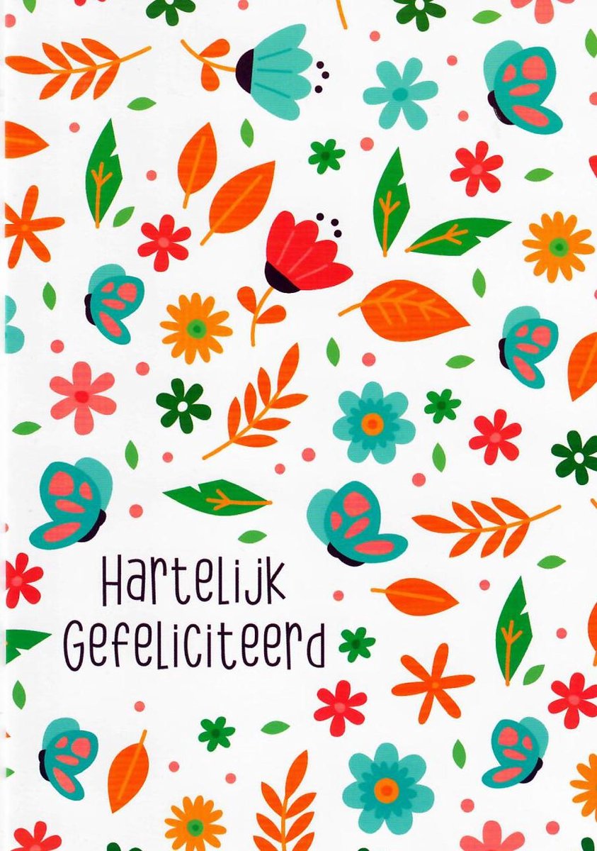Cadeaukaartje | Bloemenkaartje Blossoms | dubbel | 9x6 | 15 stuks | Vak 102