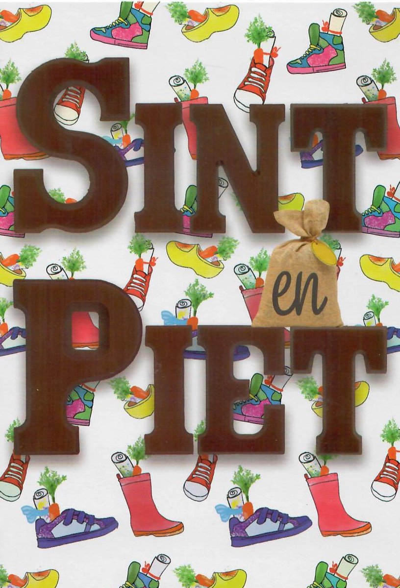 Sinterklaas kaart | Wenskaart | 10 stuks | Sint en Piet