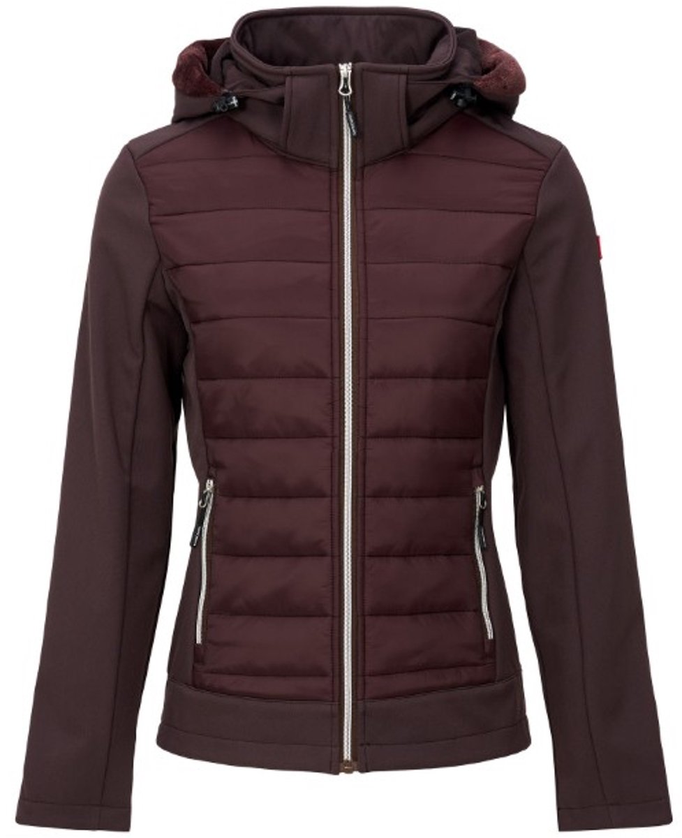 Jas Sascha bruin softshell winter Nordberg - maat S