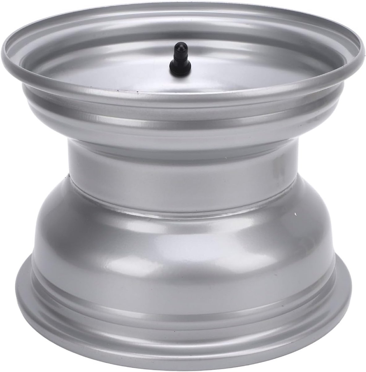 SnelShoppen - 8 Inch Go Kart Wielrim 18x9.50-8 ATV Wielrim Hoogwaardige Aluminiumlegering 8 Inch Wielrim Hub voor Go Karts en Carts Zilver (Drie Gaten