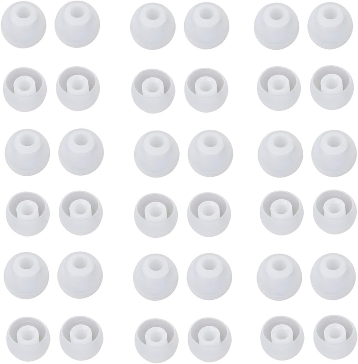 SnelShoppen - Vervangende Oordopjes, 36 Stuks, Silicone Hoofdtelefoon Oordopjes, Zacht en Comfortabel, Geschikt voor de Meeste In-Ear Oordopjes, Binne