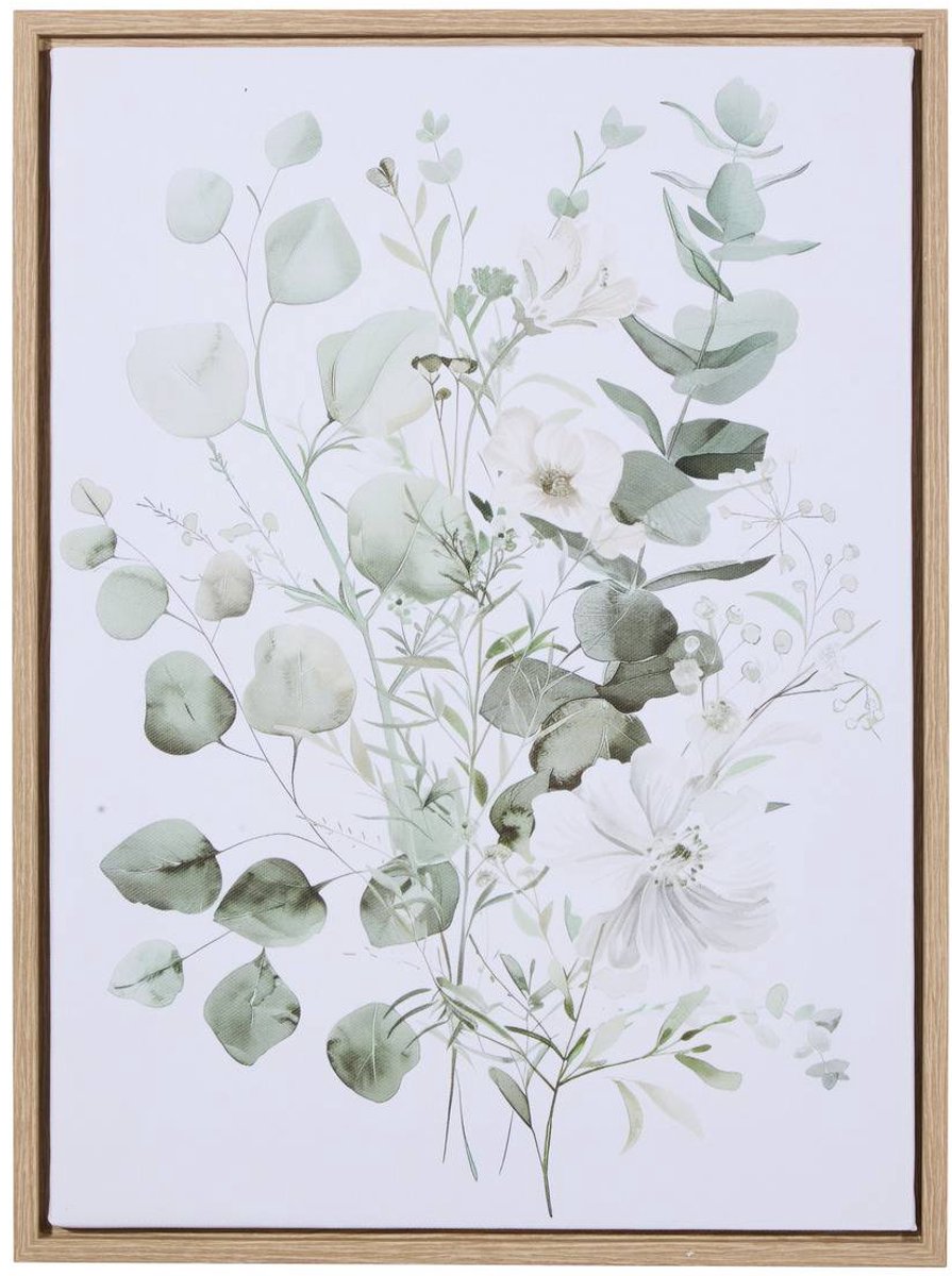 Ingelijst schilderij met plantenmotief EUCALY