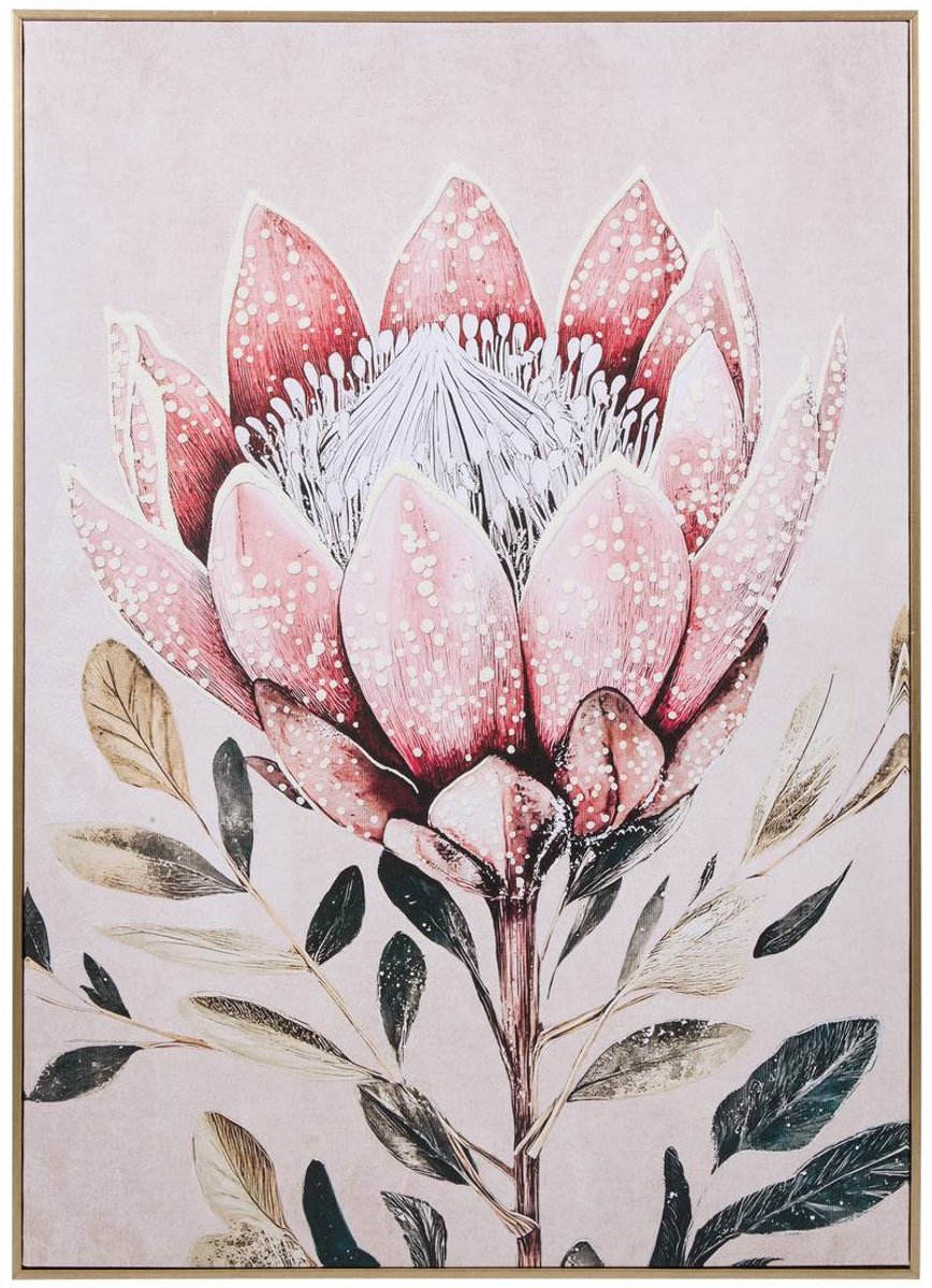 Canvasdoek met bloemenprint SHERY