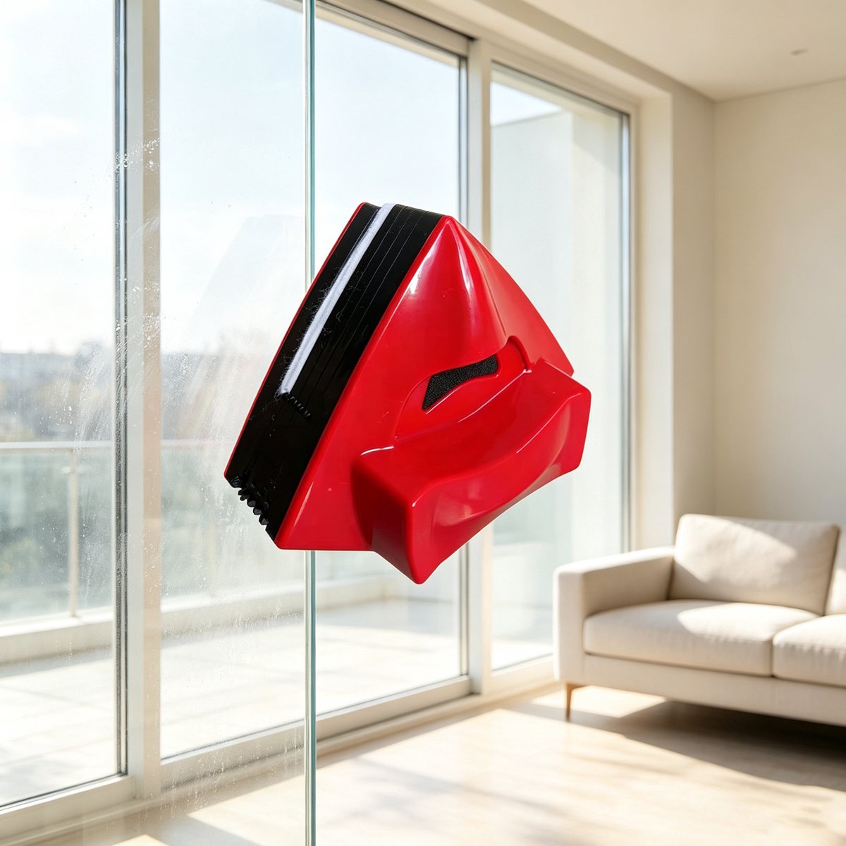 Magnetische Raamwisser 3-30mm | Dubbelzijdige Ruitenreiniger Geschikt voor Enkelglas en Dubbelglas
