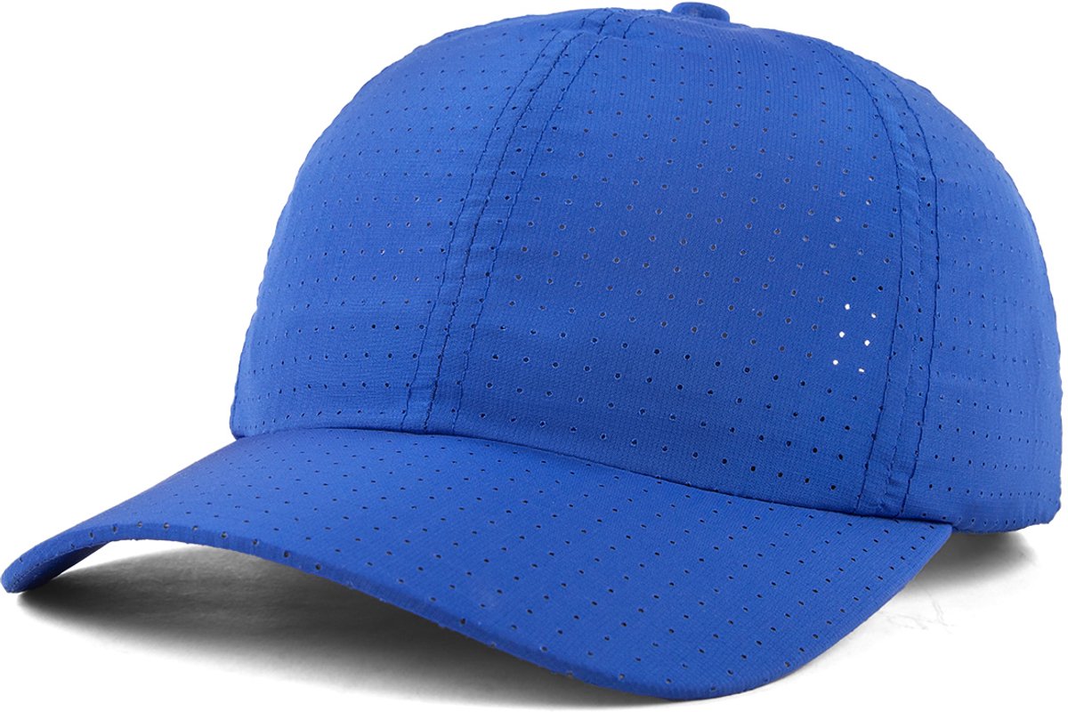 Hikr Sport Cap - Outdoor Pet - Koelpet - Ademend - Lichtgewicht - Running cap & hardloop pet - Sportieve Pet - Sports Cap - Wandelen & Fietsen - Blauw S/M