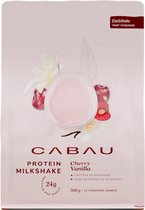 Cabau – Protein Milkshake – Cherry Vanilla – Romige Eiwitshake met 24 g Eiwit & Slechts 115 Kcal – Ondersteunt Spiergroei, Spierherstel & Vetverbranding – Gezonde Shake voor Vrouwen – Snel & Makkelijk te Bereiden – 500 g (16 Shakes)