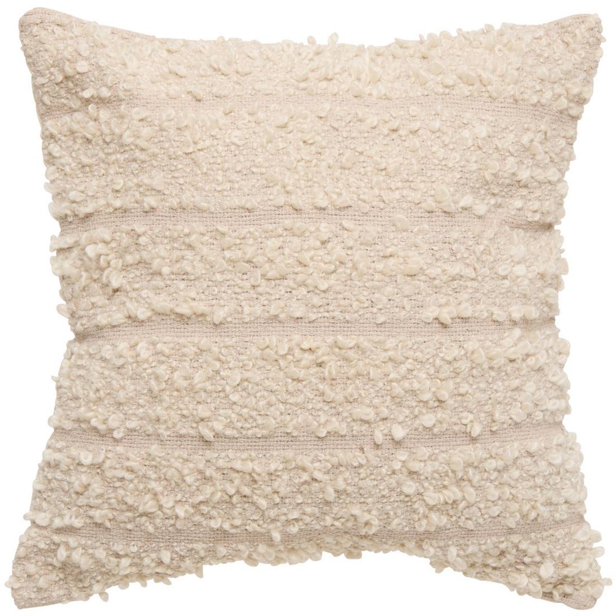 Coussin Beryl carré 45x45cm beige