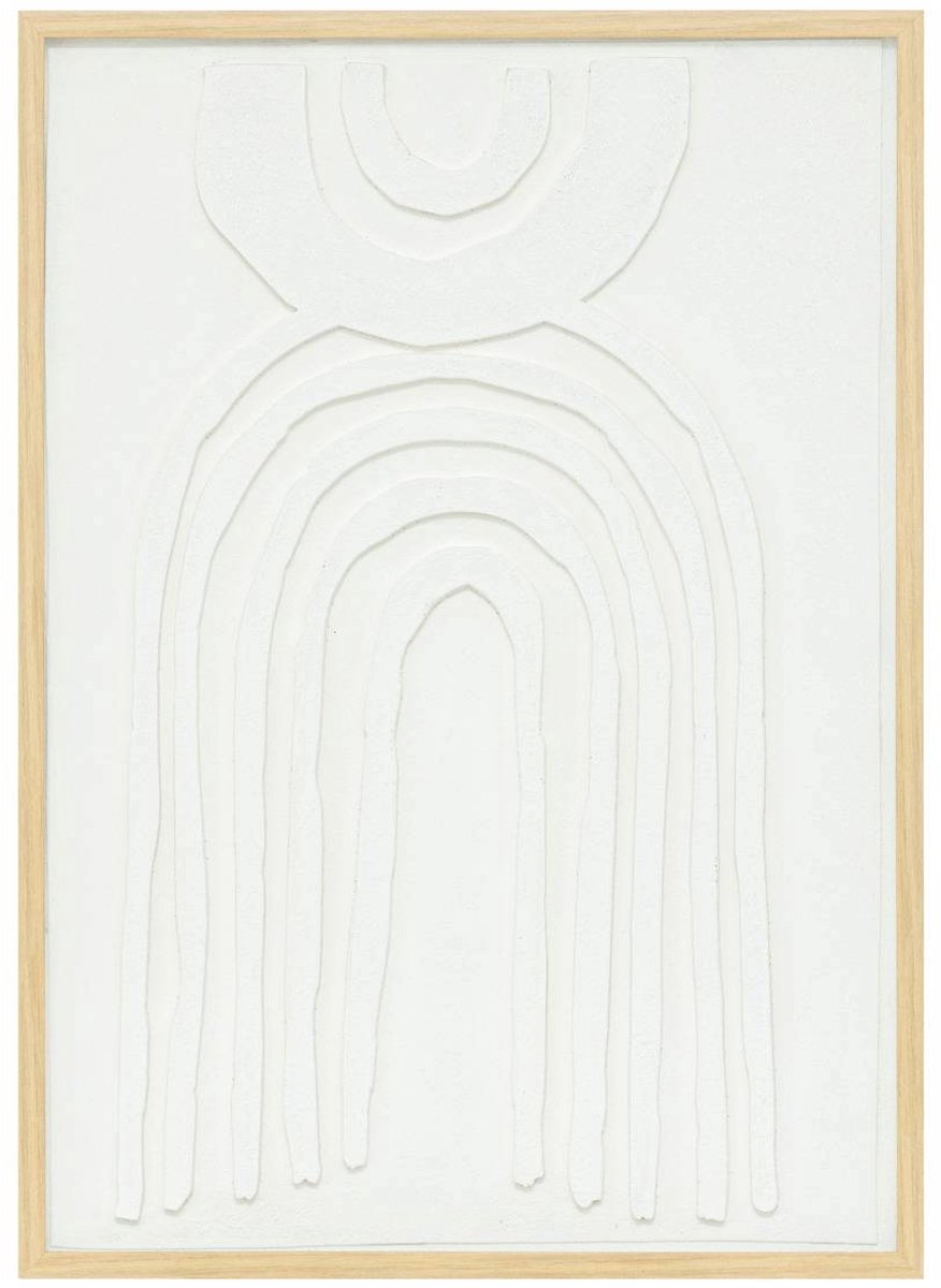 Atmosphera Bobby Wanddecoratie fotokader - 50x70cm - Wit