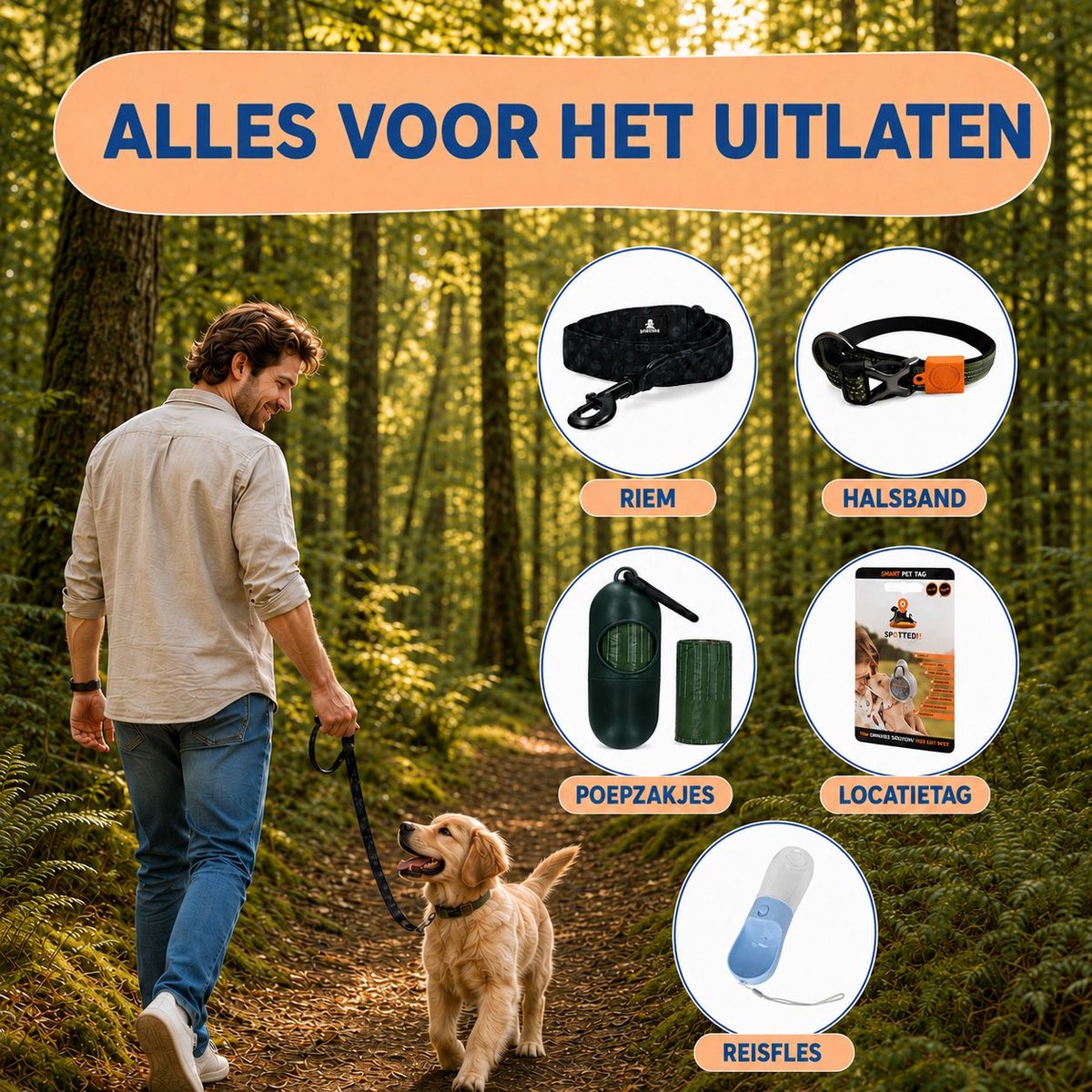 Puppy Pakket Hond met Bench Compleet 23-delig – Puppypakket Starterset met Speelgoed, Training en Verzorging thumbnail 3