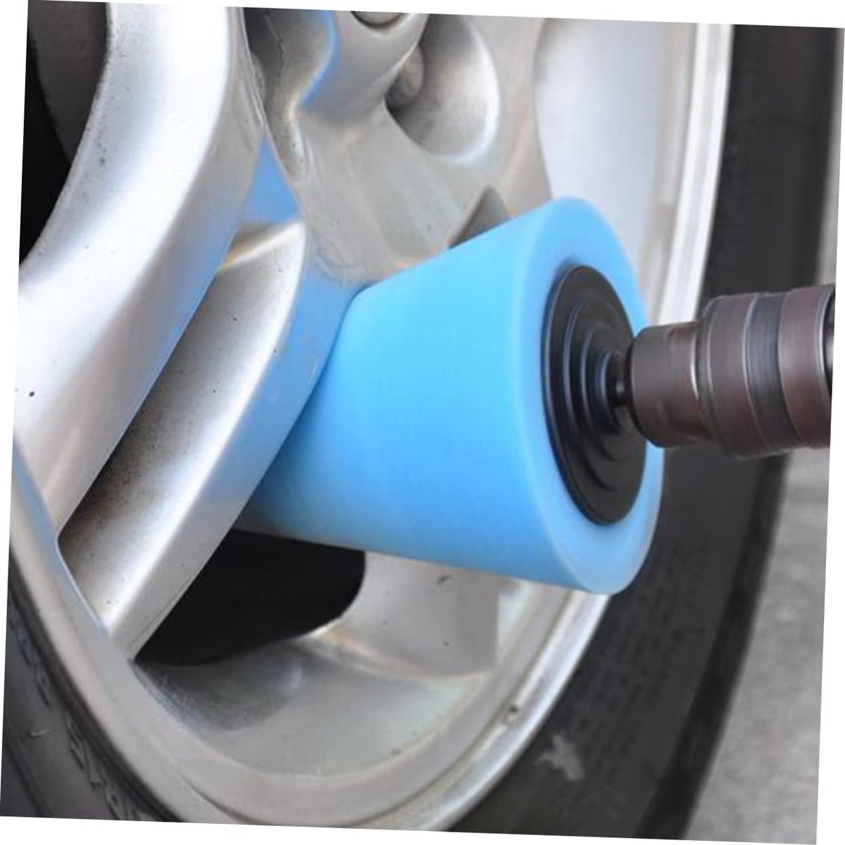 Polijstspons Kegels - Wax Pads - Auto Polijsten - Kegelvormig Ontwerp - 3 Inch - Blauw