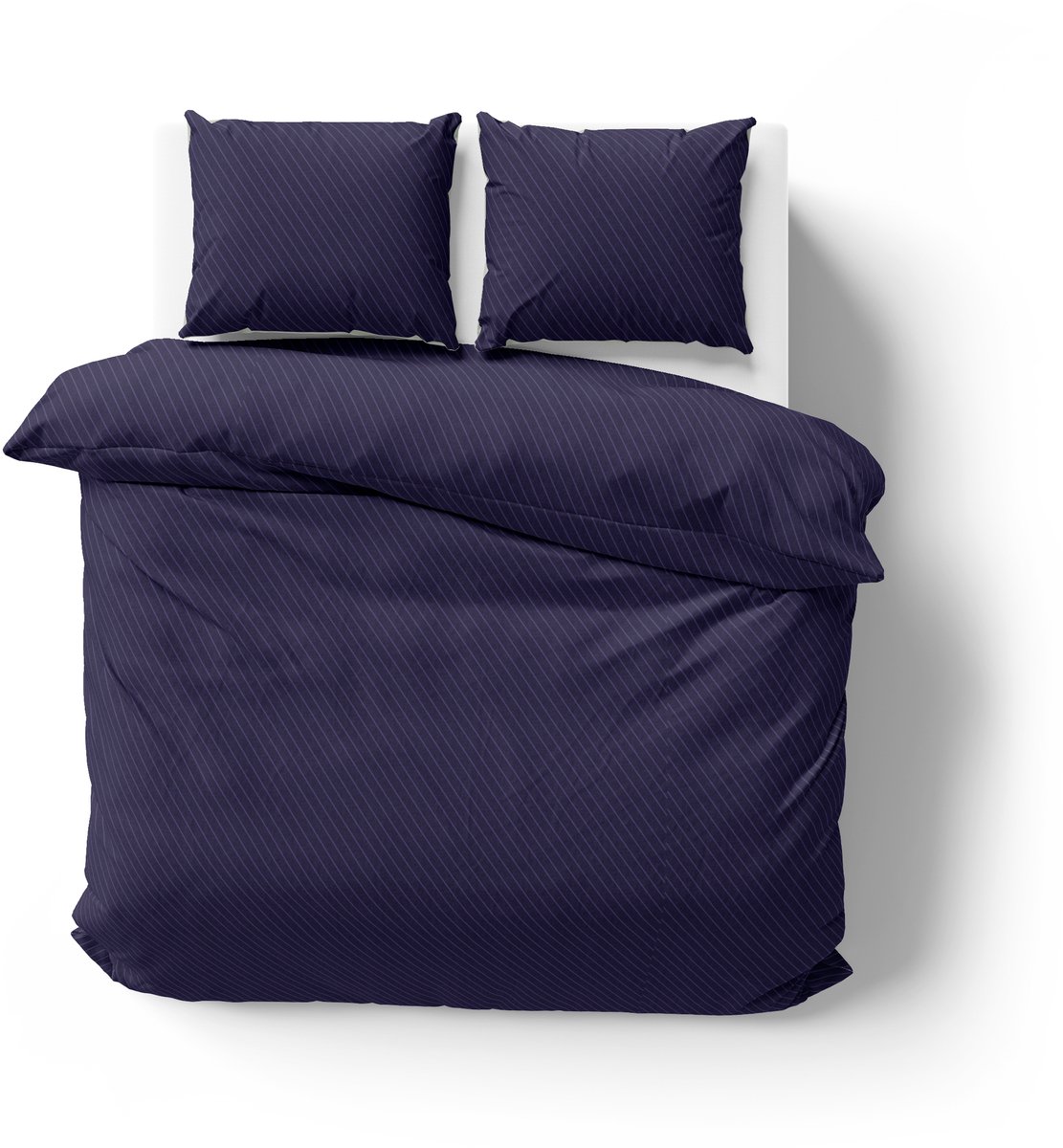 Dekbedovertrek 100% Katoen Premium - 240 x 260 cm - Extra breed - Jeans PurpleBlue