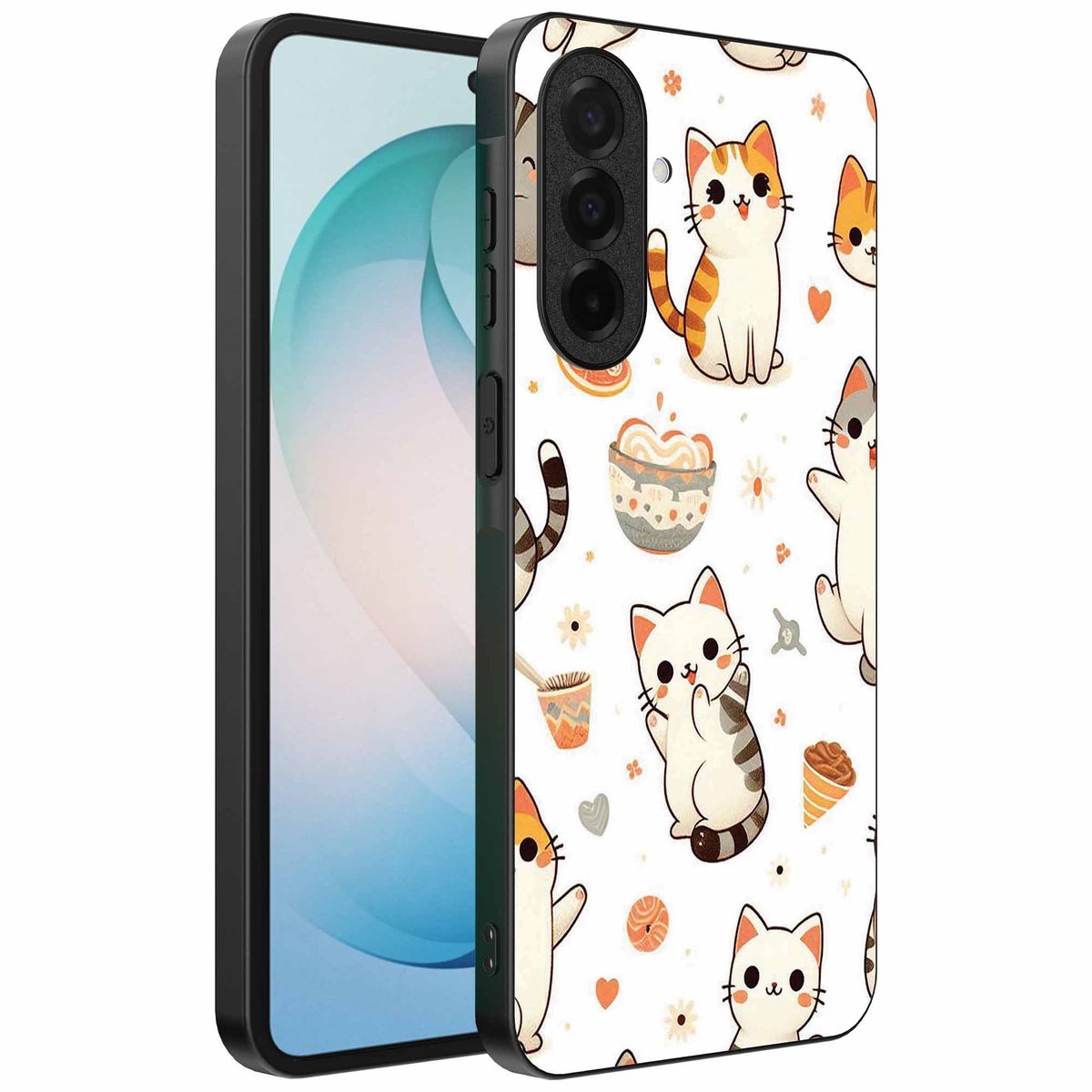 Geschikt voor Samsung Galaxy S26 Plus Telefoonhoesje met katten opdruk - TPU backcover case cat design - Smartphonica geschikt voor Samsung Galaxy S26 Plus