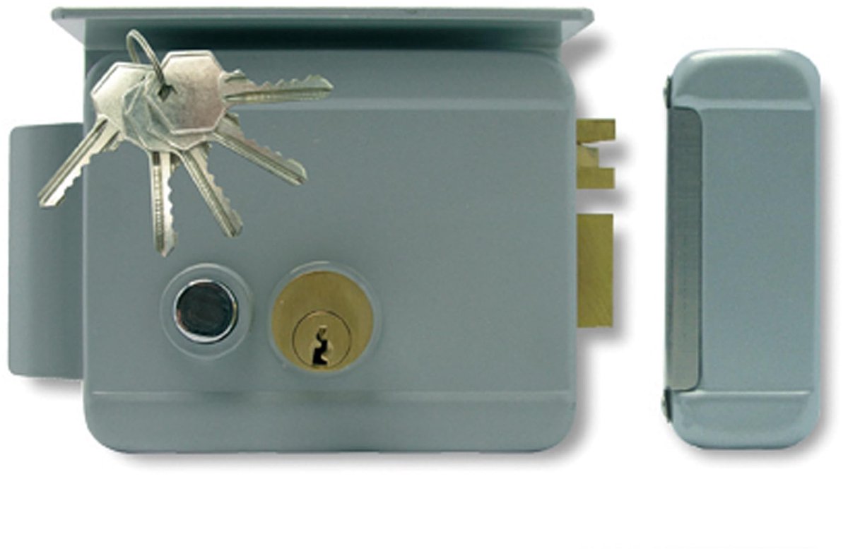 SnelShoppen - Elektrisch Deurslot Omkeerbaar Links Rechts, Mechanisch Geheugen, Laag Energieverbruik 12V AC DC, Compatibel met Videofoon Intercom, Inc