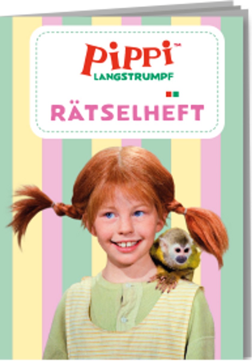 Pippi Langkous puzzelboek DIN A6