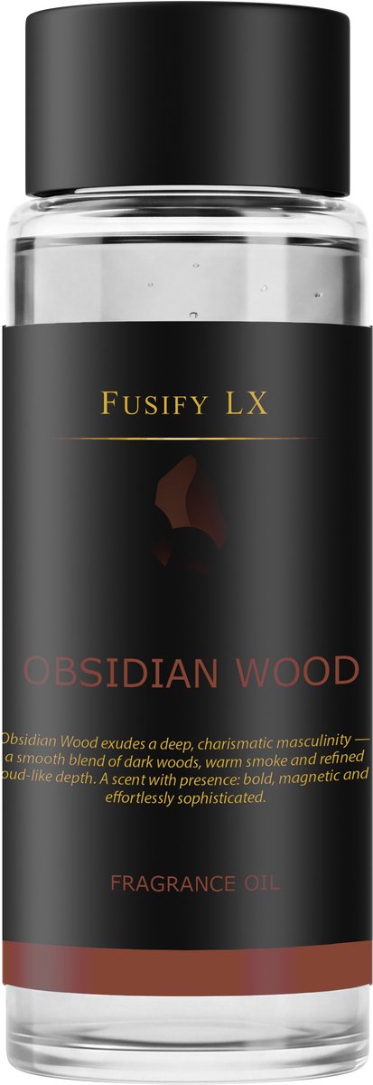 Fusify LX™ - Aroma Navulling - Obsidian Wood - Etherische Olien - 100ML - OB-WD