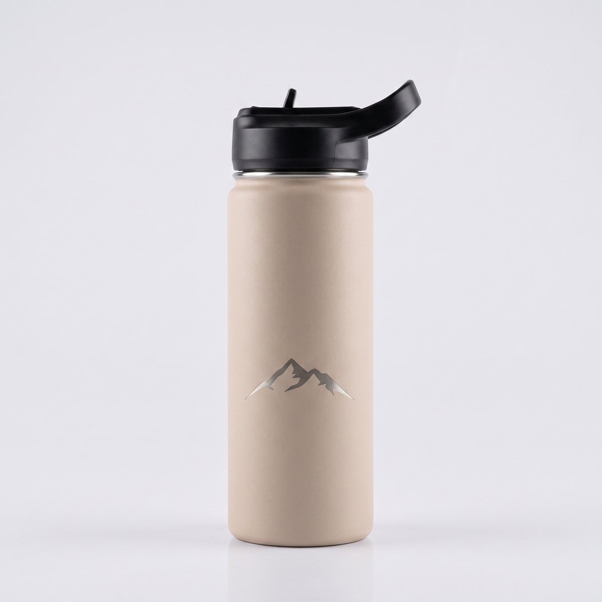 Hydratio Essence Thermosfles 500 ML Beige – Drinkfles 0,5 Liter RVS Dubbelwandig – Waterfles Lekvrij & BPA-Vrij – Isoleerfles 24 Uur Koud 12 Uur Warm – Thermosbeker Travel Mug Koffie Thee – Sport School Werk Cadeau – Sahara Taupe thumbnail 6