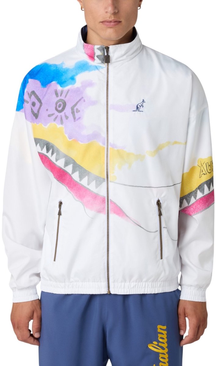 Australian - Trainingsjas - Wit - Giacca Print Smash
