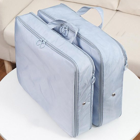Koffer Organizer - Opbergtas - Bagage Ordenen - Dubbele Rits Compressie - 20 Liters - Effene Kleur van KoffeR — afbeelding 4