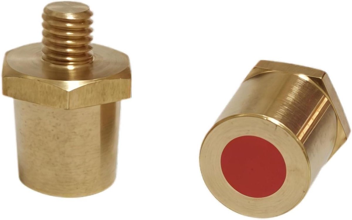 Batterij Terminal Adapters - Poolklemmen M8 - Elektrische Aansluitingen - Corrosiebestendig Messing - 2 stuks - Messing