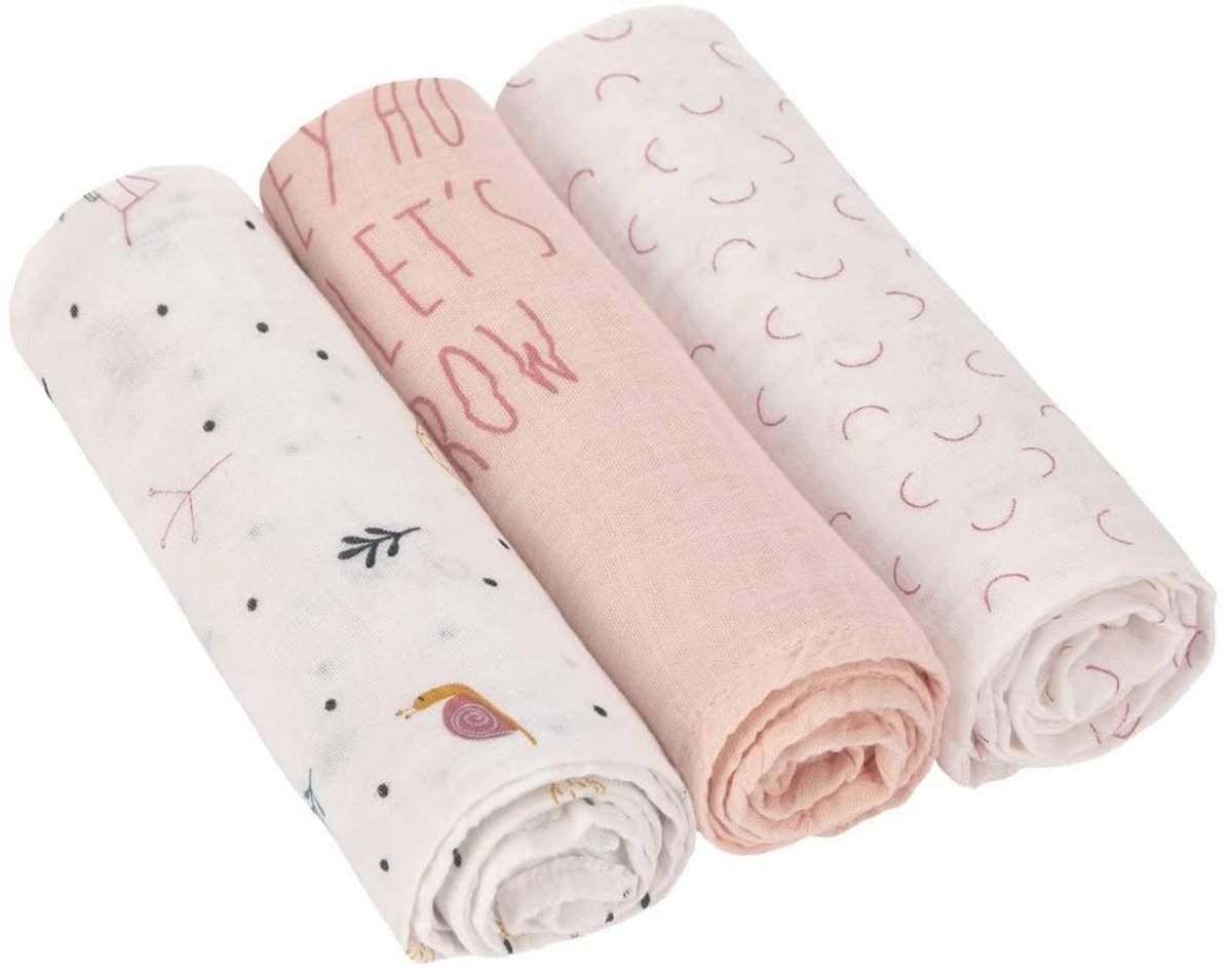Omgoods - Baby Katoenen Mullendoek, 80 x 80 cm, Multifunctioneel