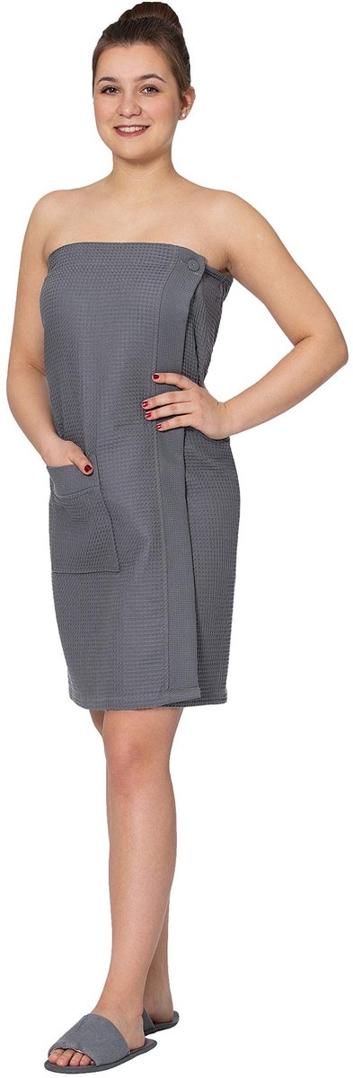 Omgoods - Saunahanddoek voor Vrouwen van 100% Katoen, 75 x 130 cm