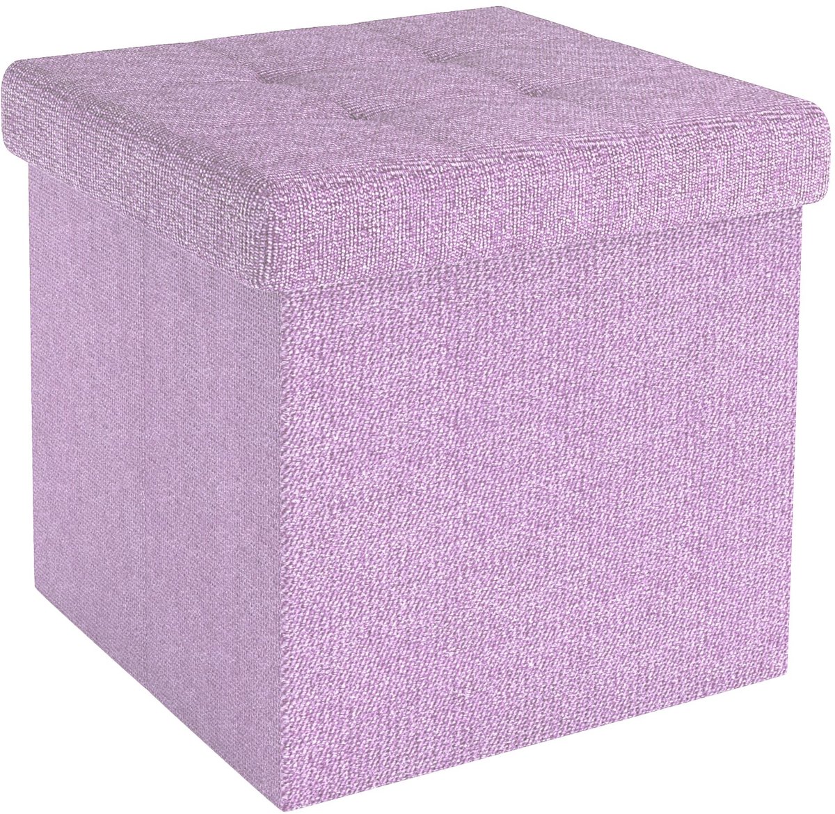 Omgoods - Vouwbare Ottoman met Opbergruimte in Lotus Roze