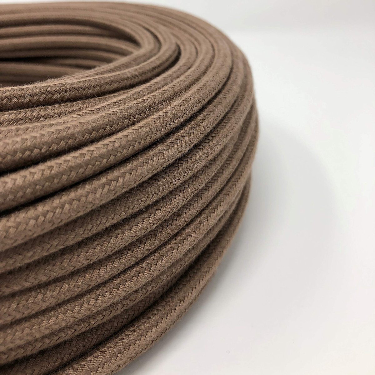 Omgoods - Textiel Kabel voor Lamp 10 Meter Bruin