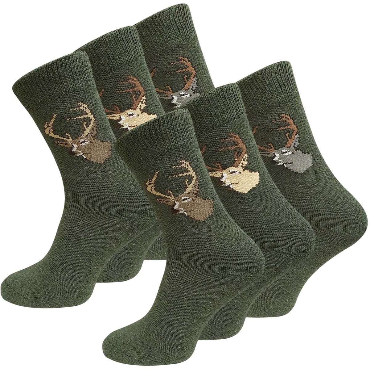 Omgoods - 3 of 6 Paar Terry Hunter Sokken, Comfortabel voor Jouw Avonturen