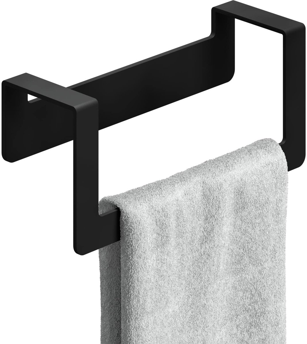 Omgoods - Handdoekstang Klein, Roestvrij Staal, Zelfklevend, 22 cm