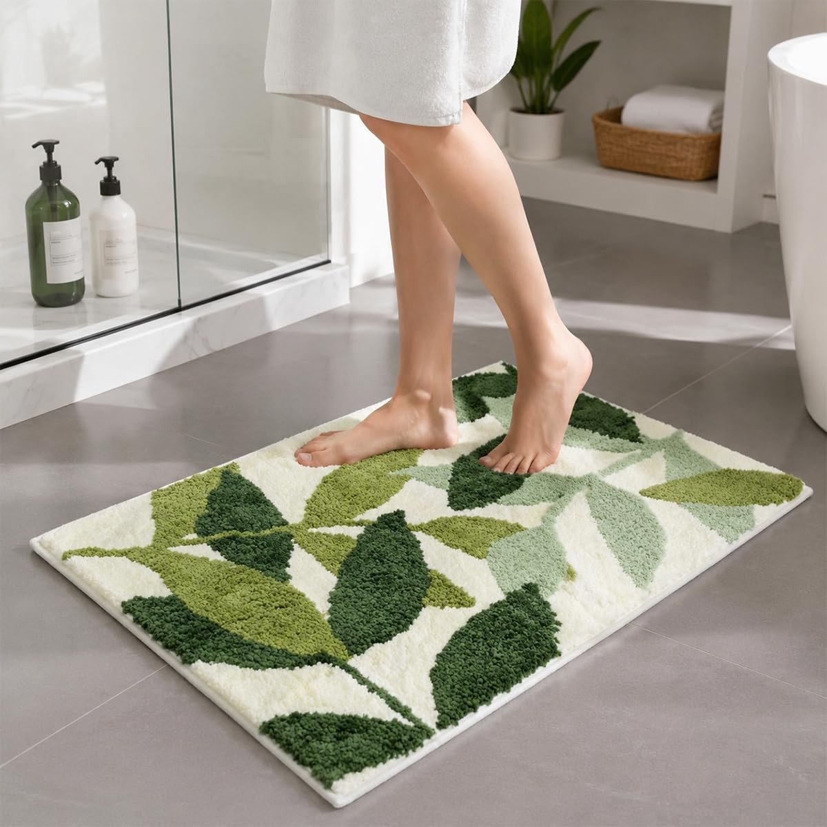 Omgoods - Absorberende Badmat, Antislip Microvezel, 50x80cm