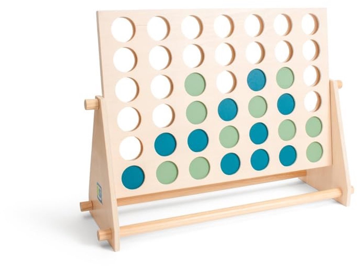 Omgoods - Four Together Spel, Groen-Blauw