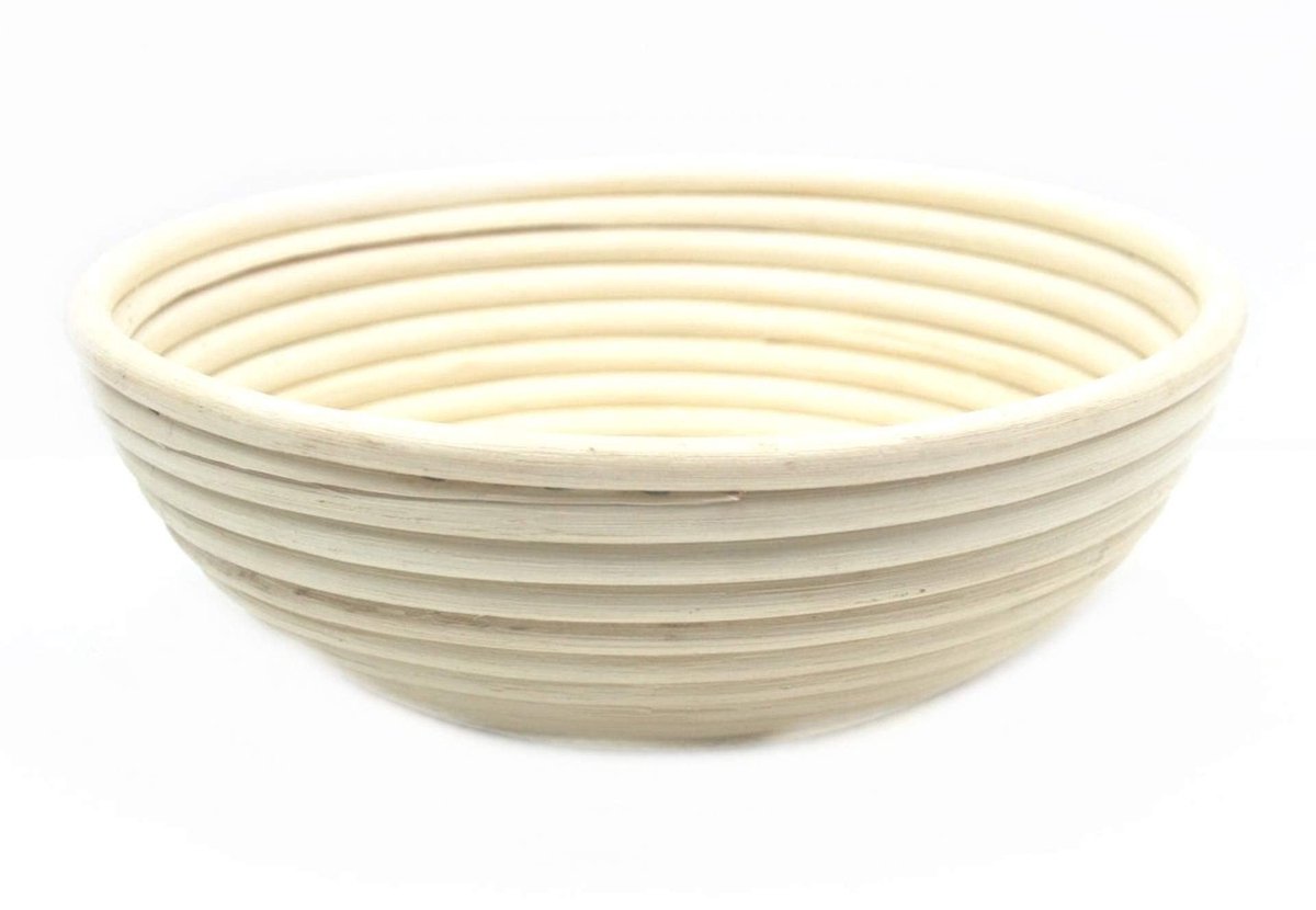 Omgoods - Ronde Rijsmand van Natuurlijk Riet voor Brooddeeg, Ø 20,5 cm