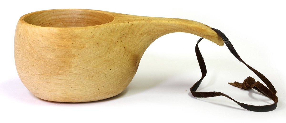 Omgoods - Handgemaakte Houten Kuksa Drinkbeker