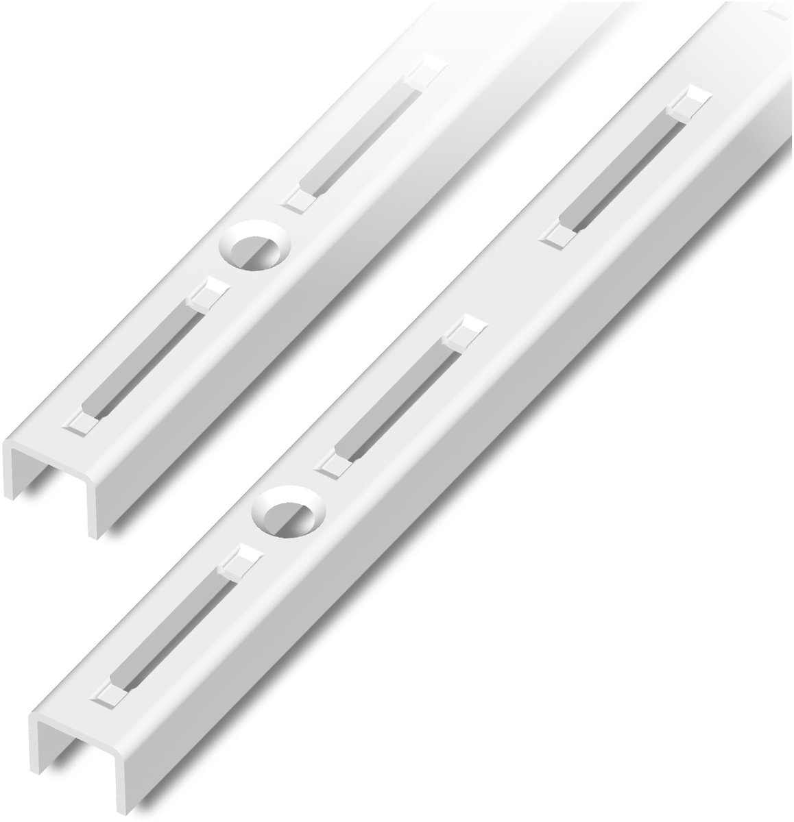 Omgoods - Wandrail voor Planken met 1 Rij 50 cm