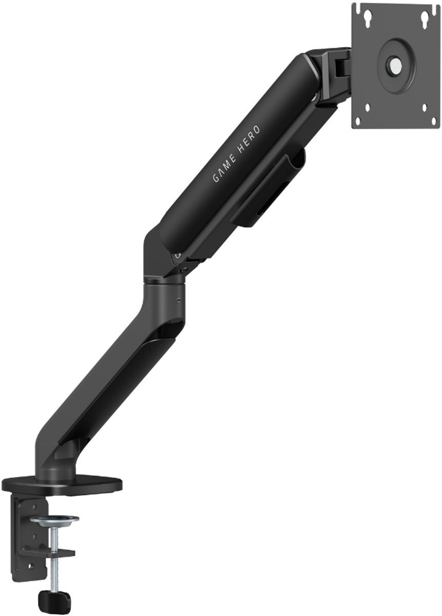 GAME HERO® Monitorarm 1 Scherm - Monitorbeugel - 17-32 inch (10kg) - Zwart