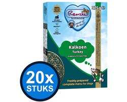 20x Renske - Vers kalkoen graanvrij - tetra 375gr - Hondenvoer Natvoer - 375 g