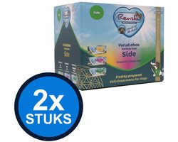 2x Renske - Vers hond variatiebox Side graanvrij 30x95gr - Hondenvoer Natvoer - 2.85 kg