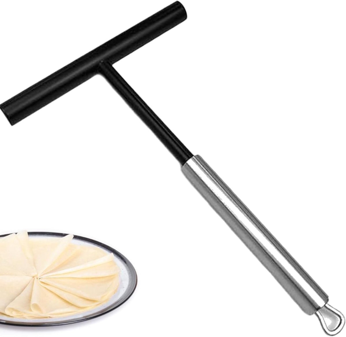 Pancake Divider 19.5 cm - Hoogwaardige Accessoires voor Pannenkoeken, Deegverdeling en Bakgerei voor Thuisgebruik