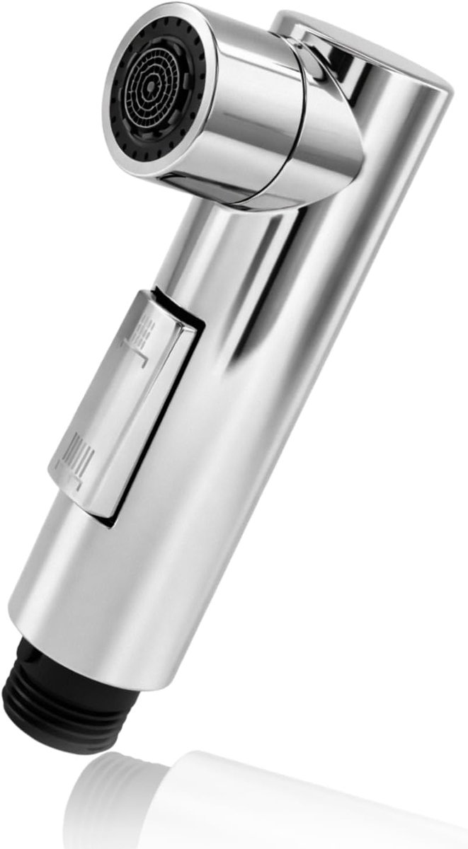 SnelShoppen - Pull-out Keuken Faucet Kop met G1/2 Inch Aansluiting, Multi-Functionele Douchekop voor Keuken, Spraykop Vervanging in Chroom - Perfect v