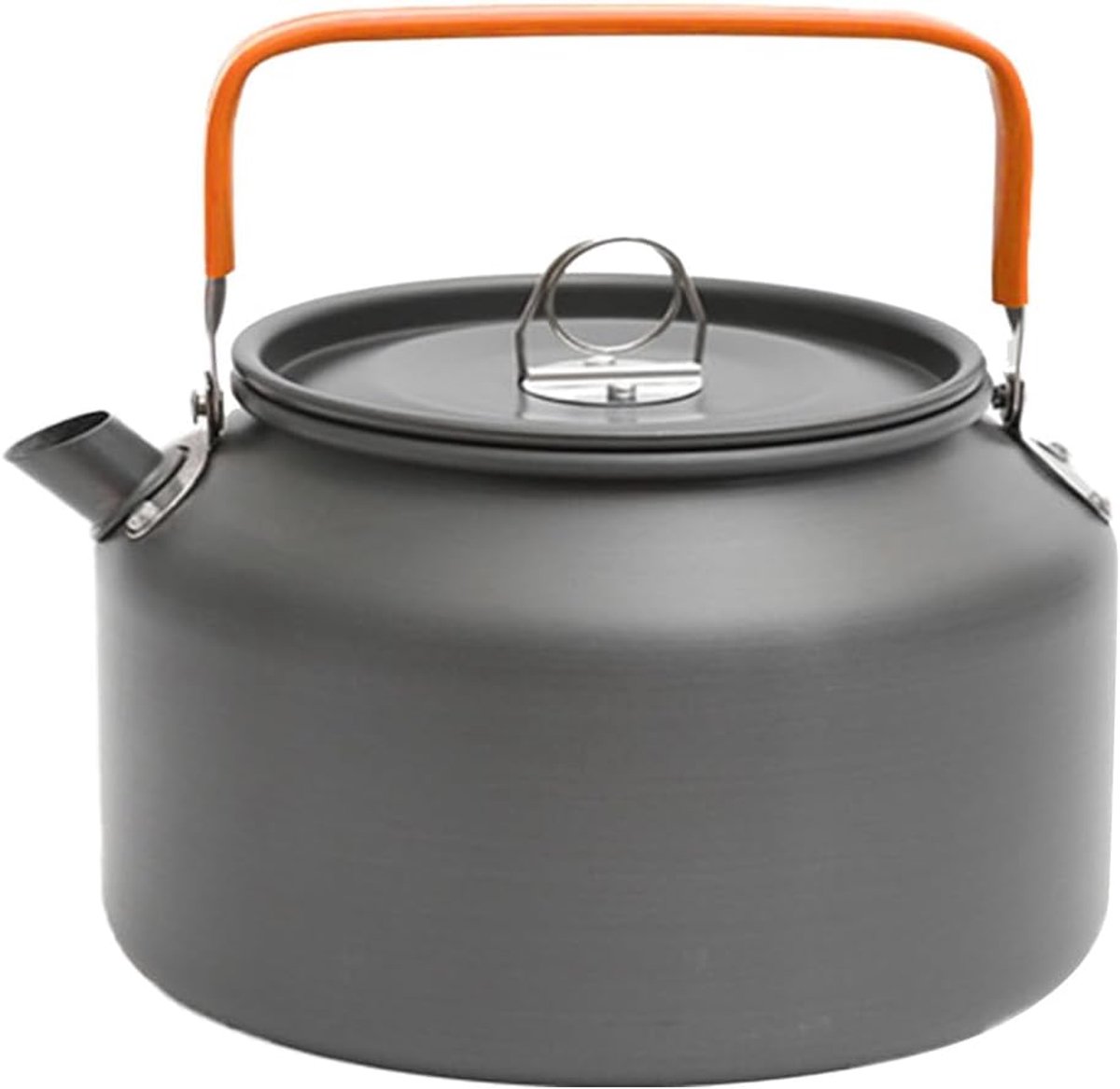 SnelShoppen Camping Waterkoker 1 8L Ultralichte Aluminium Waterketel Outdoor met Draagtas Snel Koken Inklapbare Hittebeschermde Handgreep Id