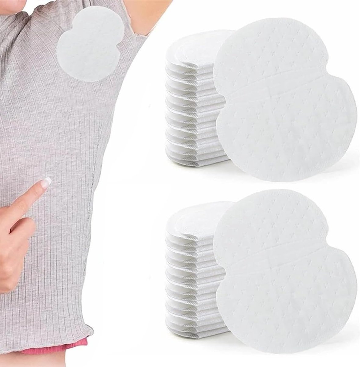 Onderarm zweetpads voor mannen en vrouwen, onzichtbaar en ademend, voorkomt zweetvlekken en irritatie