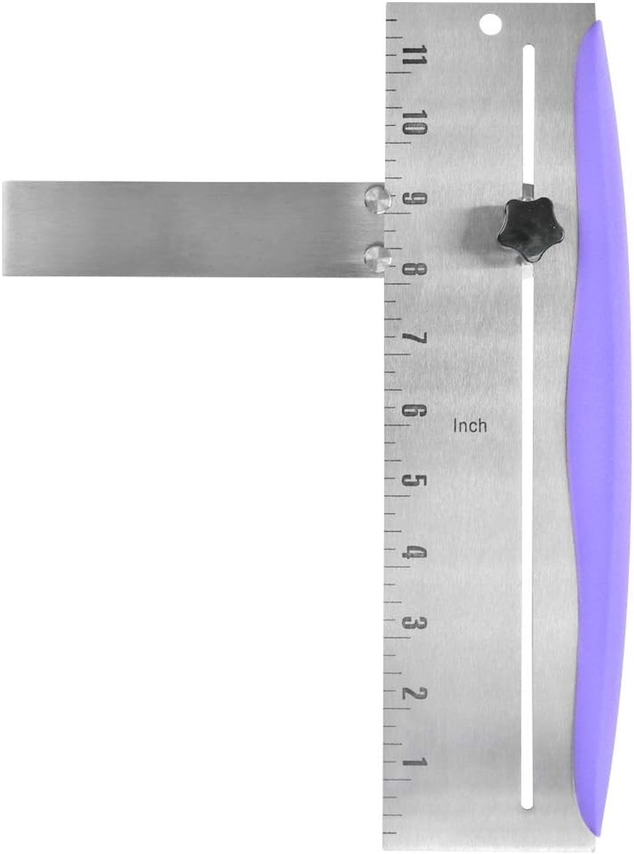 SnelShoppen - Adjustable Cake Scraper 28cm - Perfect voor Taart Decoratie - RVS & PP Kunststof - Voor Gladde Fondant Afwerking - Keuken Accessoire voo