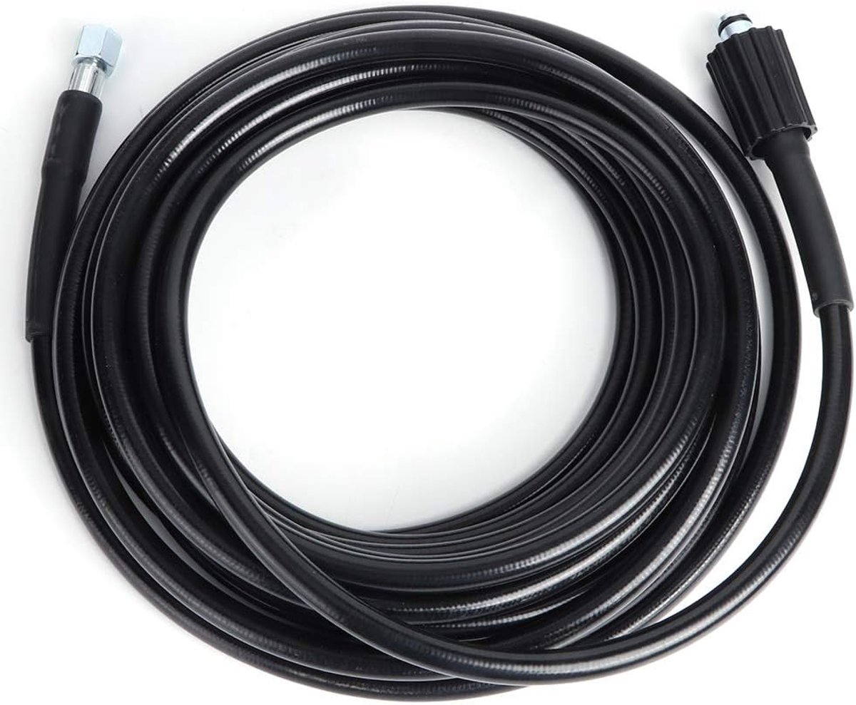 SnelShoppen - Hoge Druk Tuinslang voor Hogedrukreiniger - Duurzame PVC Slang - M22 Draad - Perfect voor Auto- en Garage Reiniging - Slijtvast en Gemak