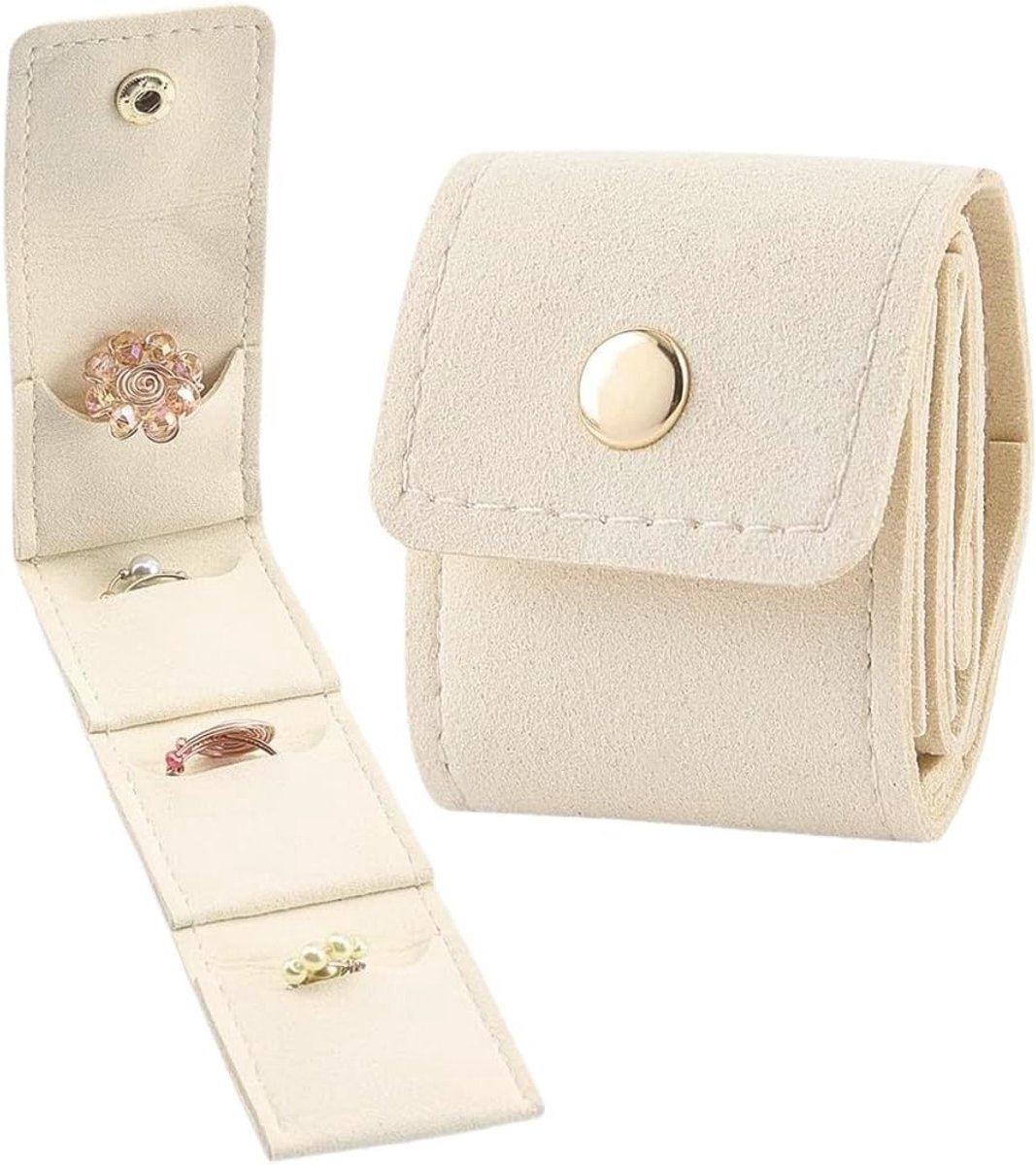 Vouwbare Mini Sieraden Reistassen voor Ringen, Kettingen en Oorbellen - Perfect voor Verjaardagen en Cadeaus